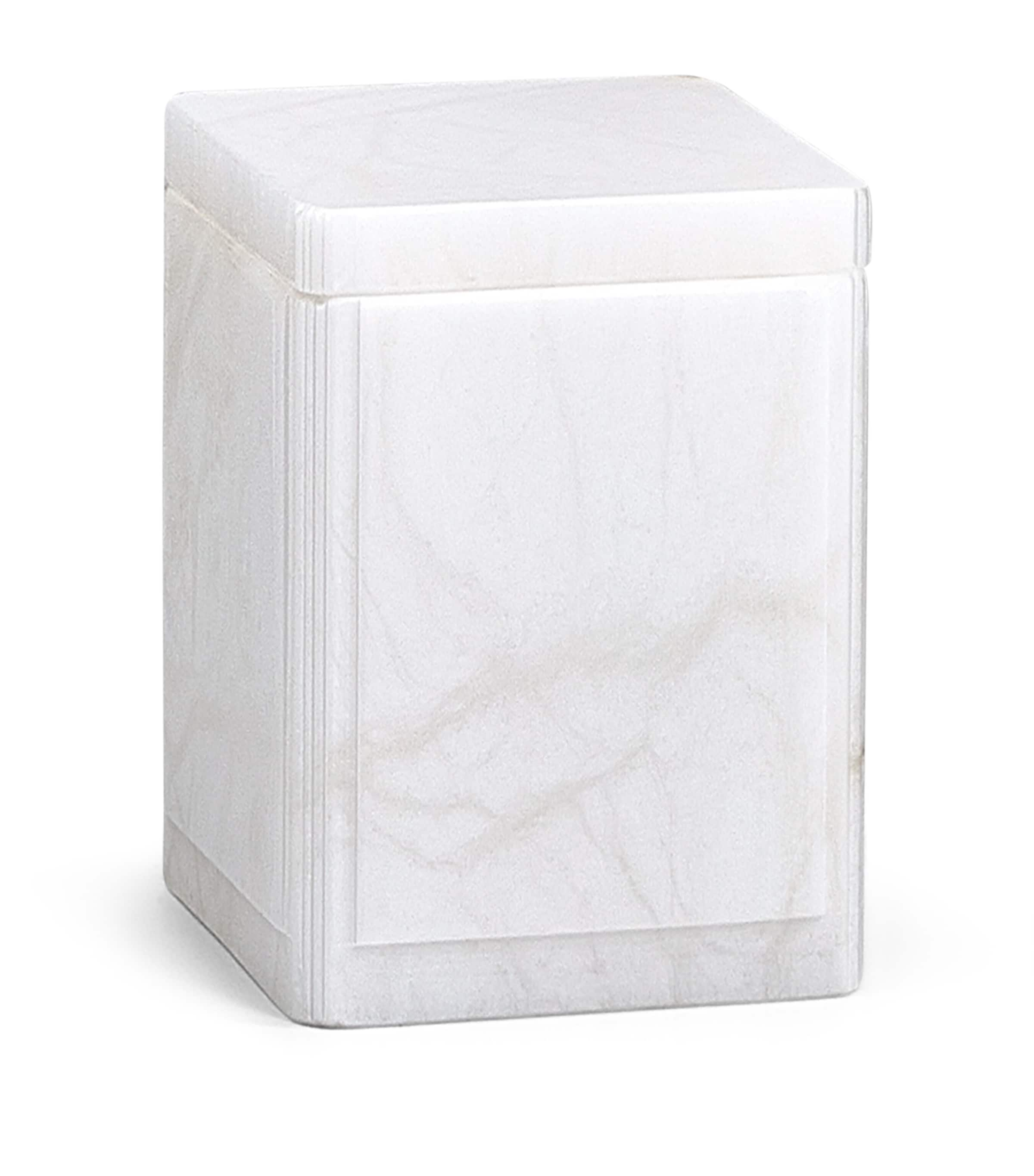 Shop Labrazel Alabaster Claudia Bath Canister In White