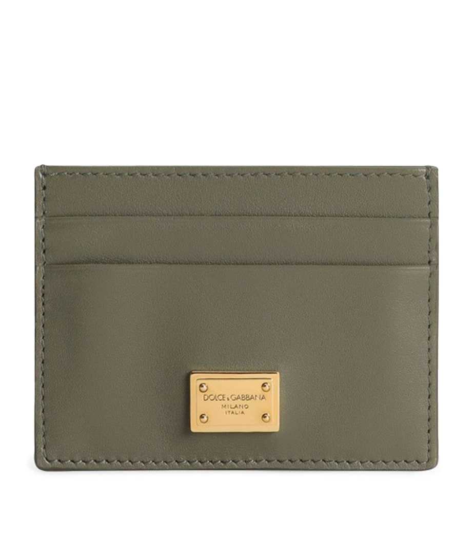 Plongé Calfskin Card Holder 80560-DARK GREE Image 1