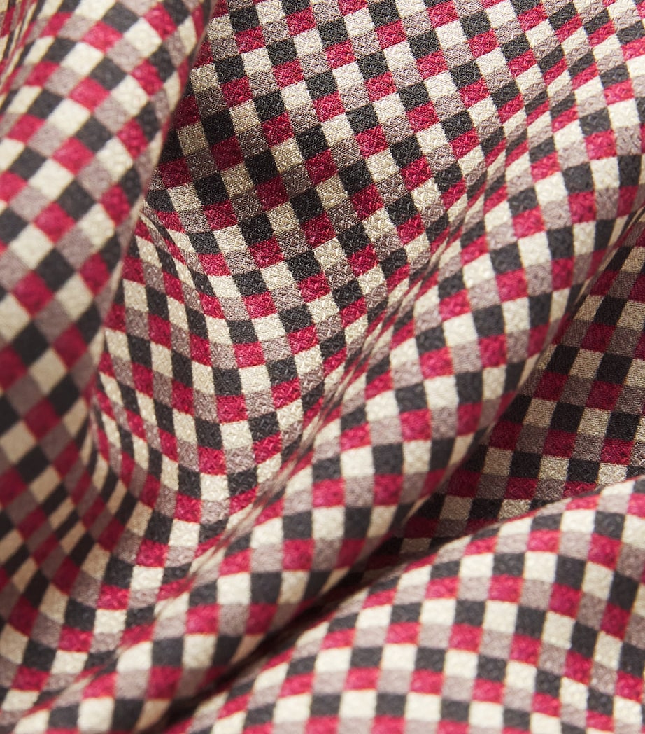 Check Print Agata Mini Dress RUBY COMBO Image 5