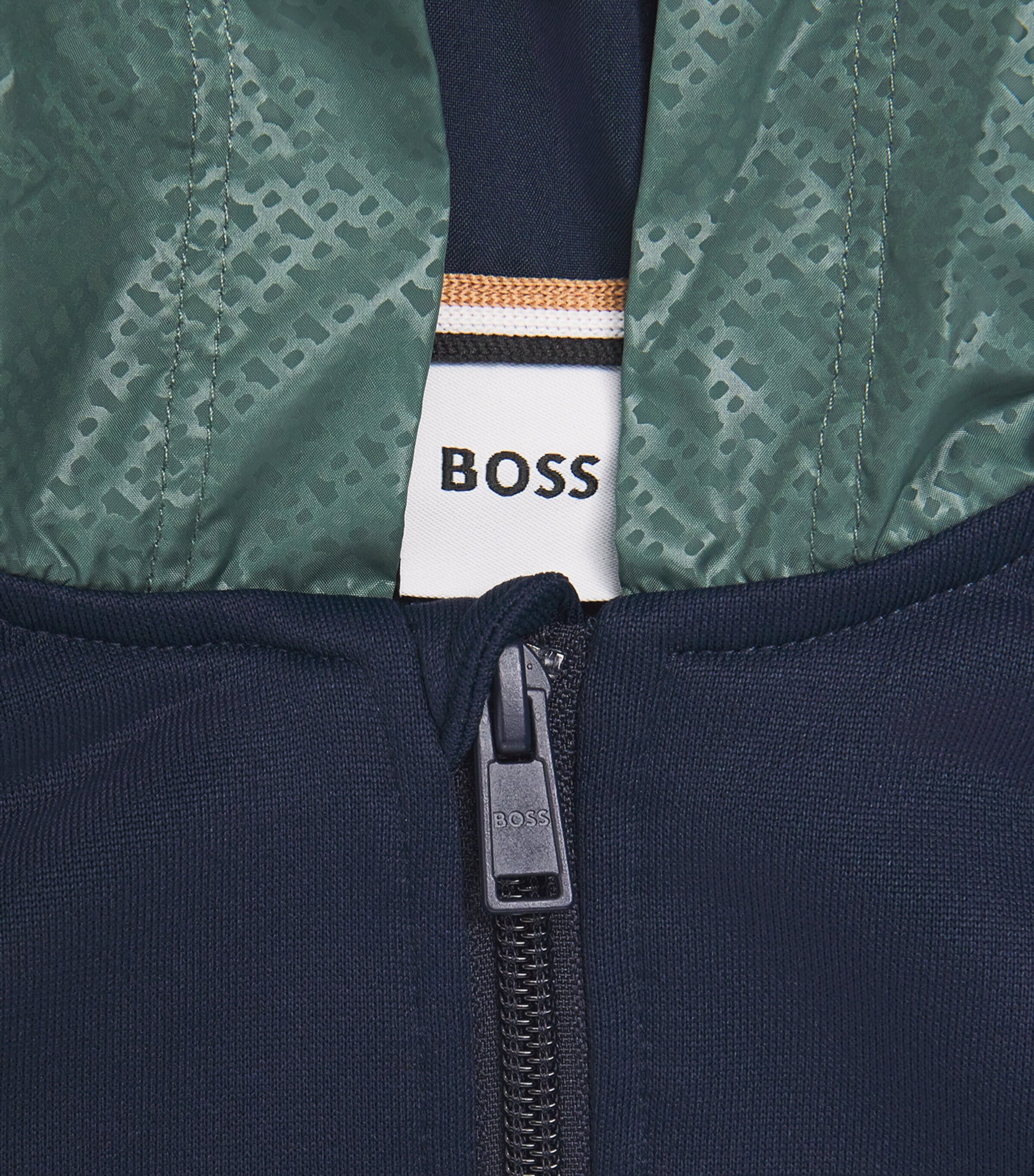 BOSS Kidswear Contrast Zip-Up Hoodie (4-16 Years) Image 4