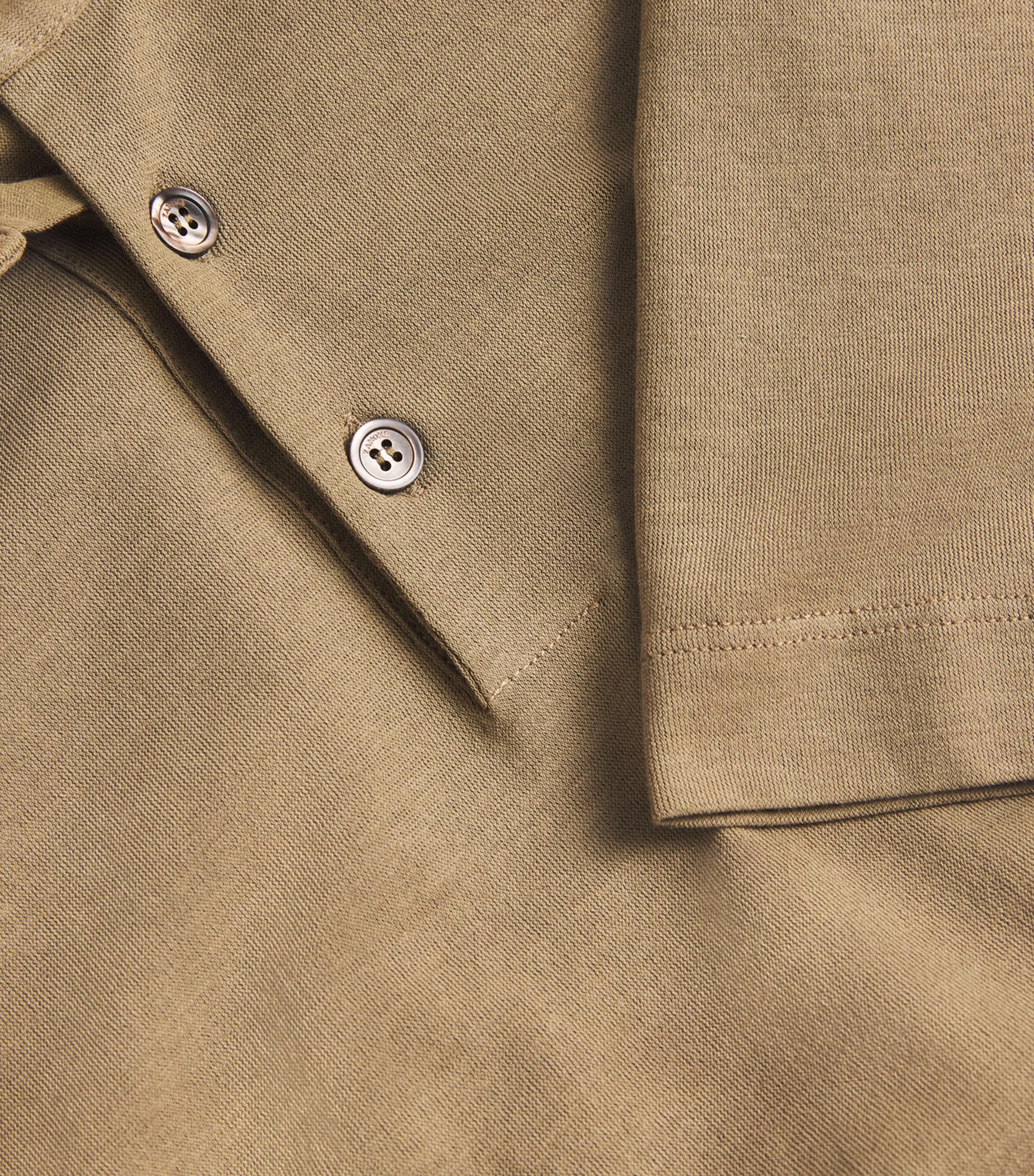 IceCotton Polo Shirt Z1904 BEIGE Image 5