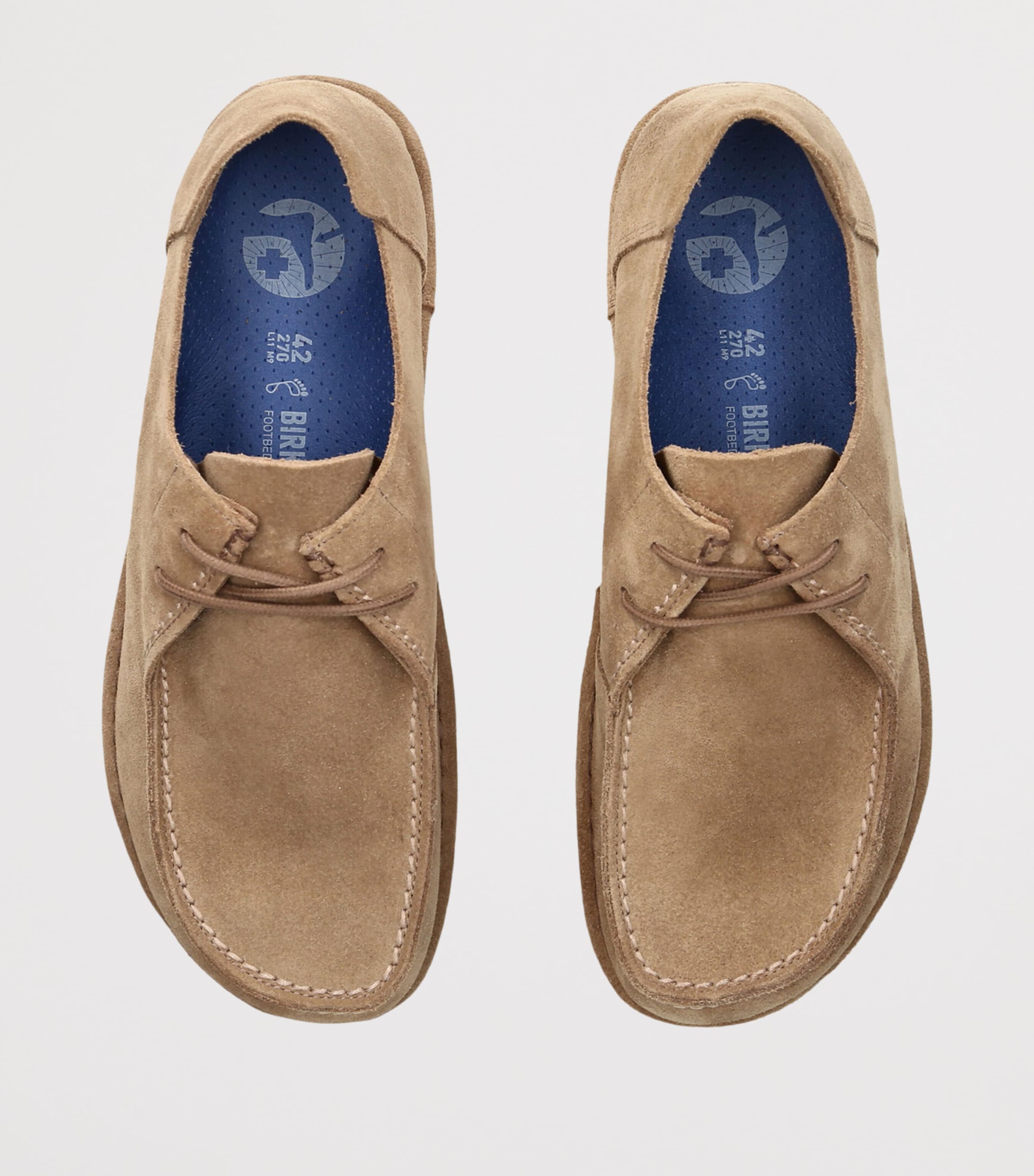 Birkenstock Suede Utti Chukka Boots Grey Mid Image 4