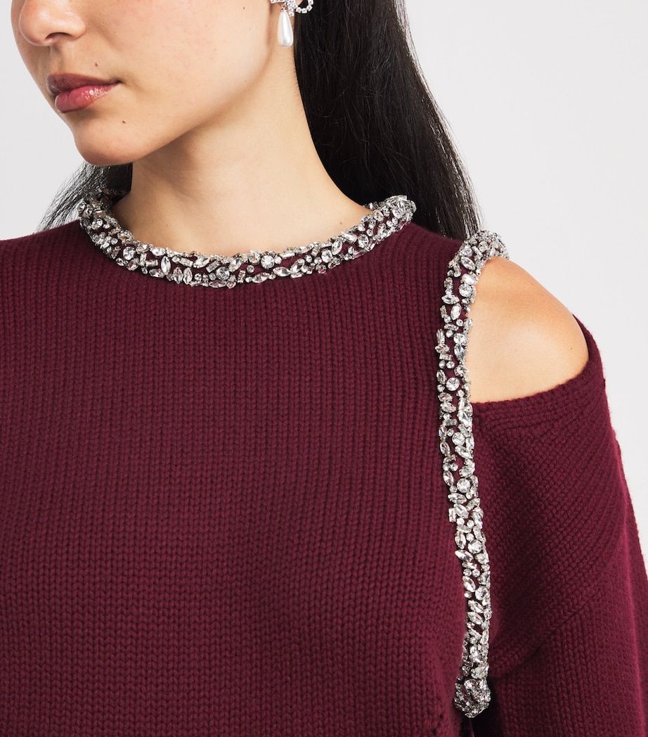Wool-Cashmere-Blend Monroe Sweater OXBLOOD Image 6