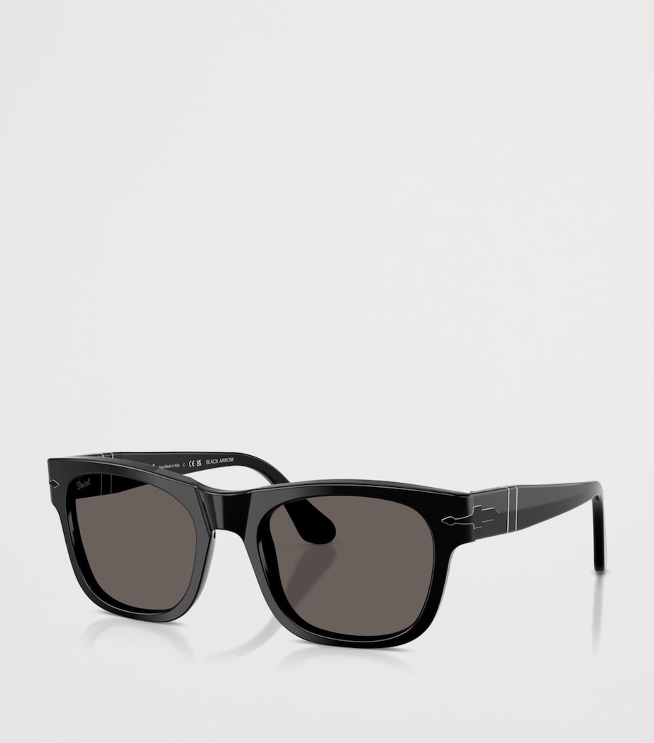 Persol PO3269S Rectangle Sunglasses Black Image 2