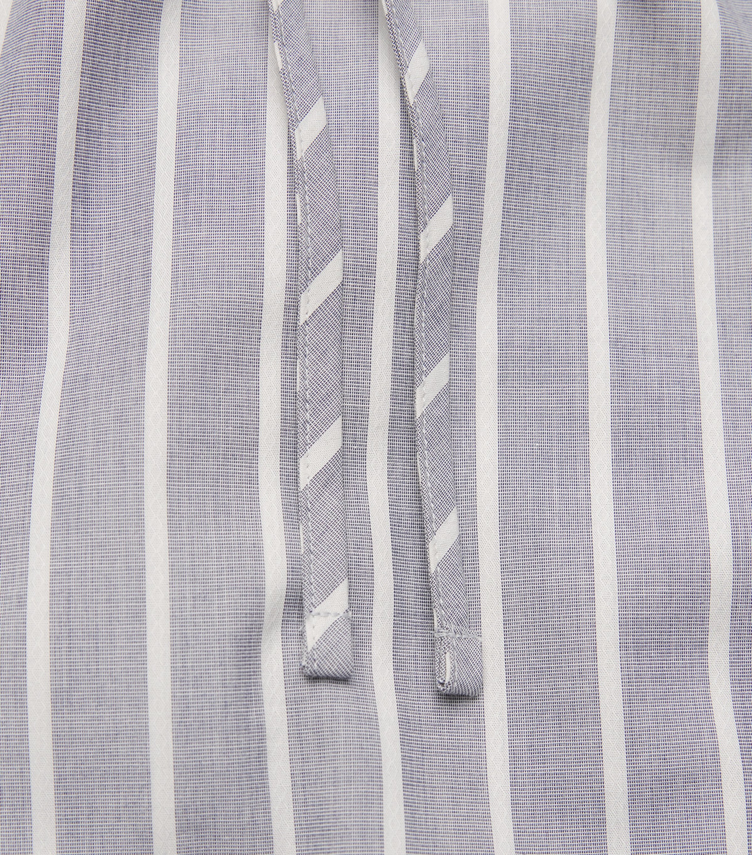 Hanro Mens Cotton Stripe Night & Day Lounge Trousers Denim Stripe Image 7