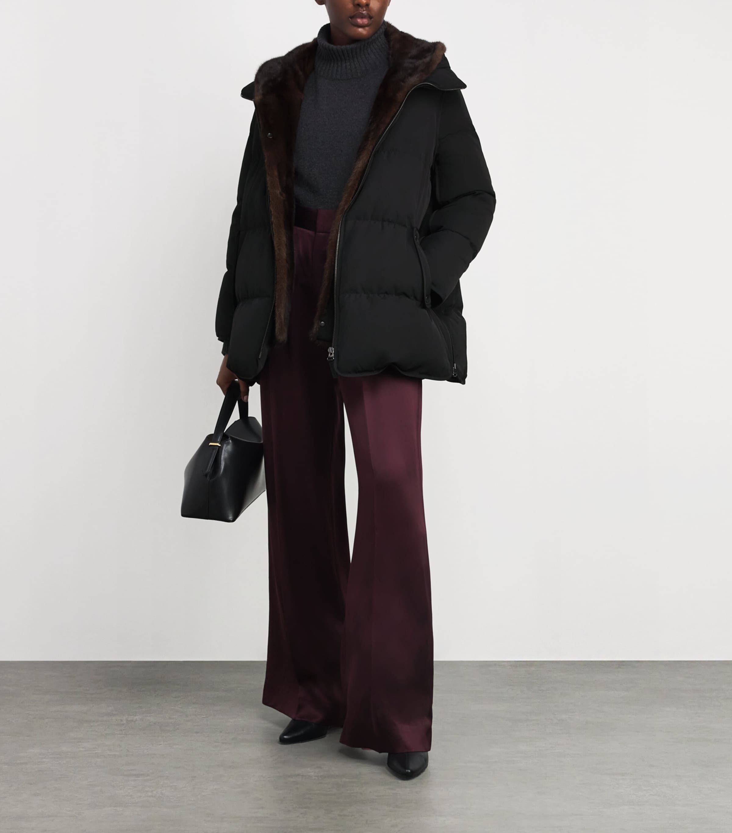 Down-Mink Technical Puffer Jacket (76cm) B1163 Image 2