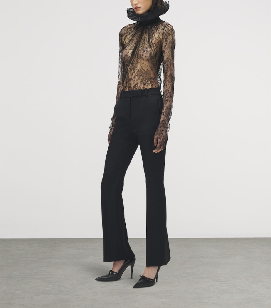 Wool Flared Trousers 1000 Image 3