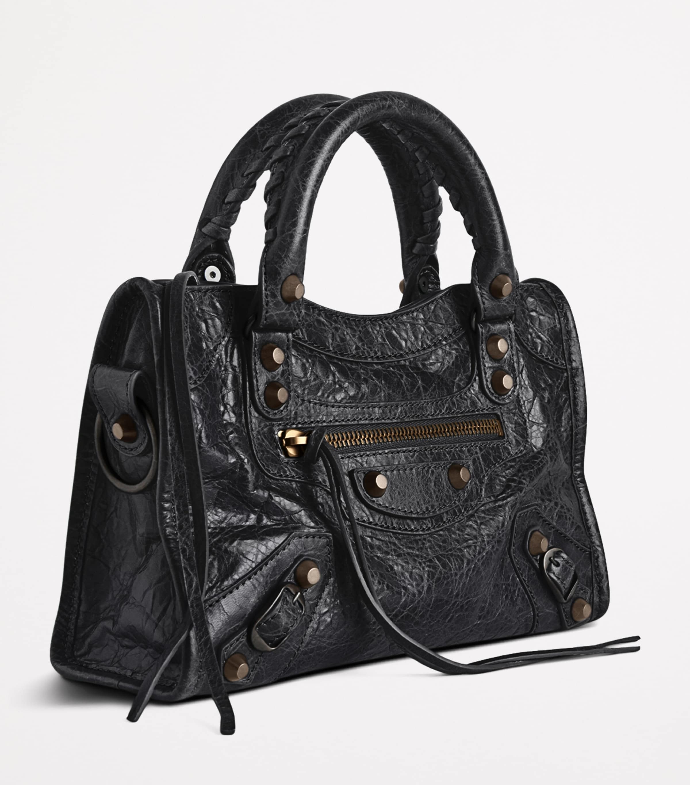 Balenciaga Mini Leather Le City Top-Handle Bag | Harrods US