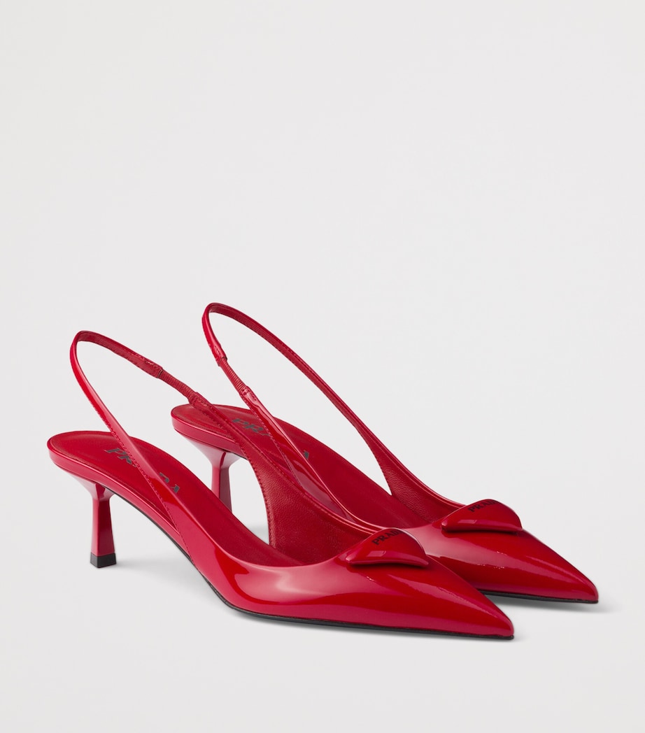 Patent Leather Slingback Pumps 55 F0011 Image 2