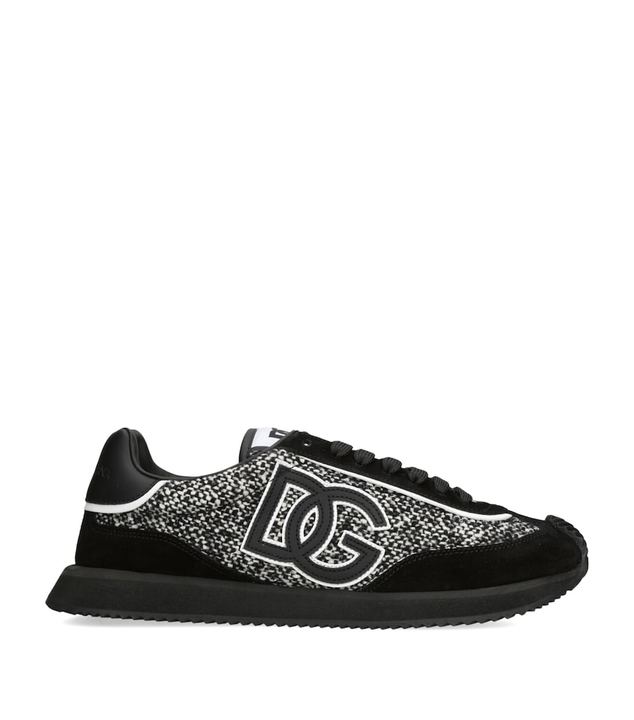 Suede DG Cushion Sneakers BLK/GREY Image 1