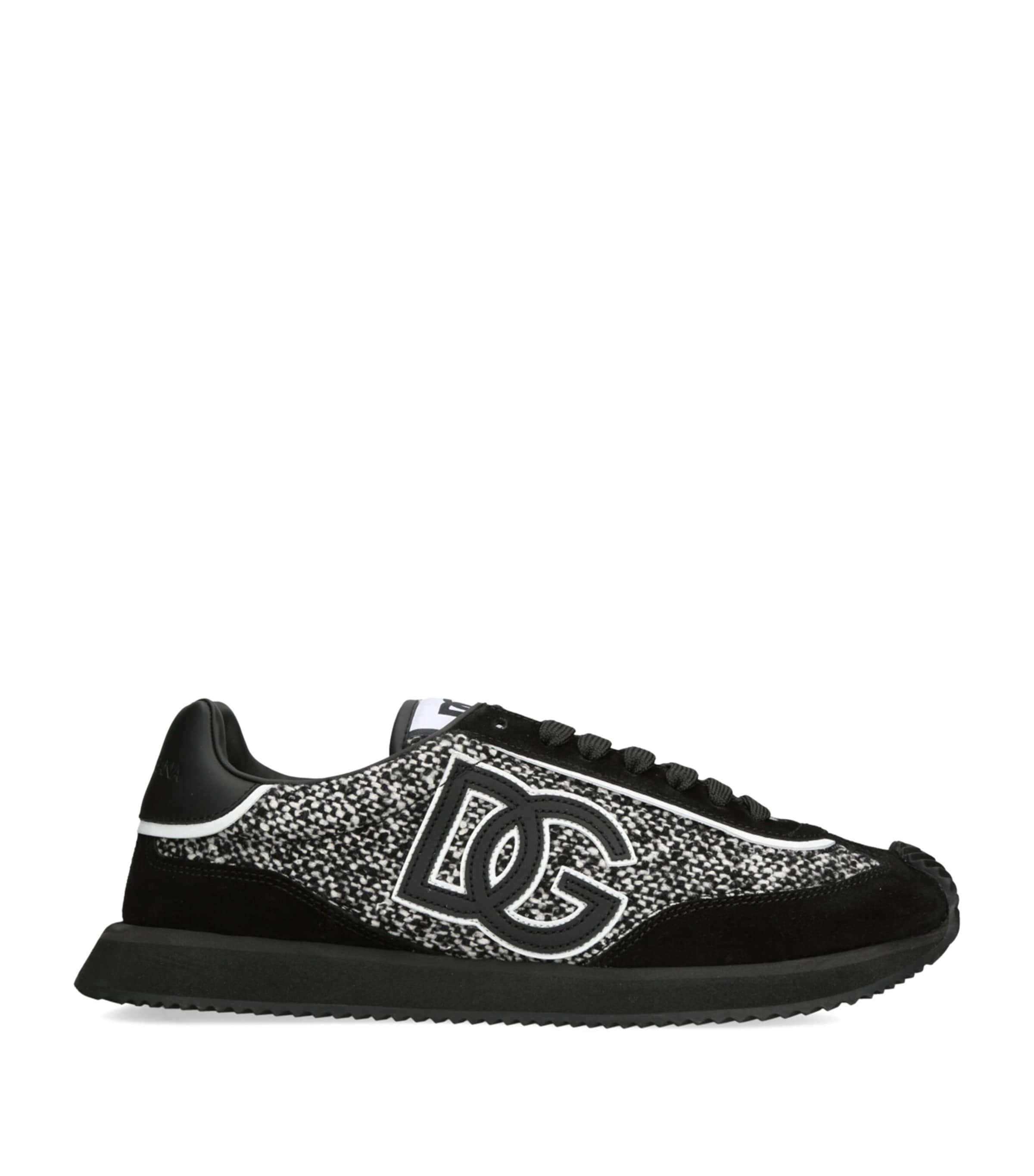 Dolce & Gabbana Suede DG Cushion Sneakers | Men Shoes | Trainers | Low-Top Trainers | Designers | Dolce & Gabbana