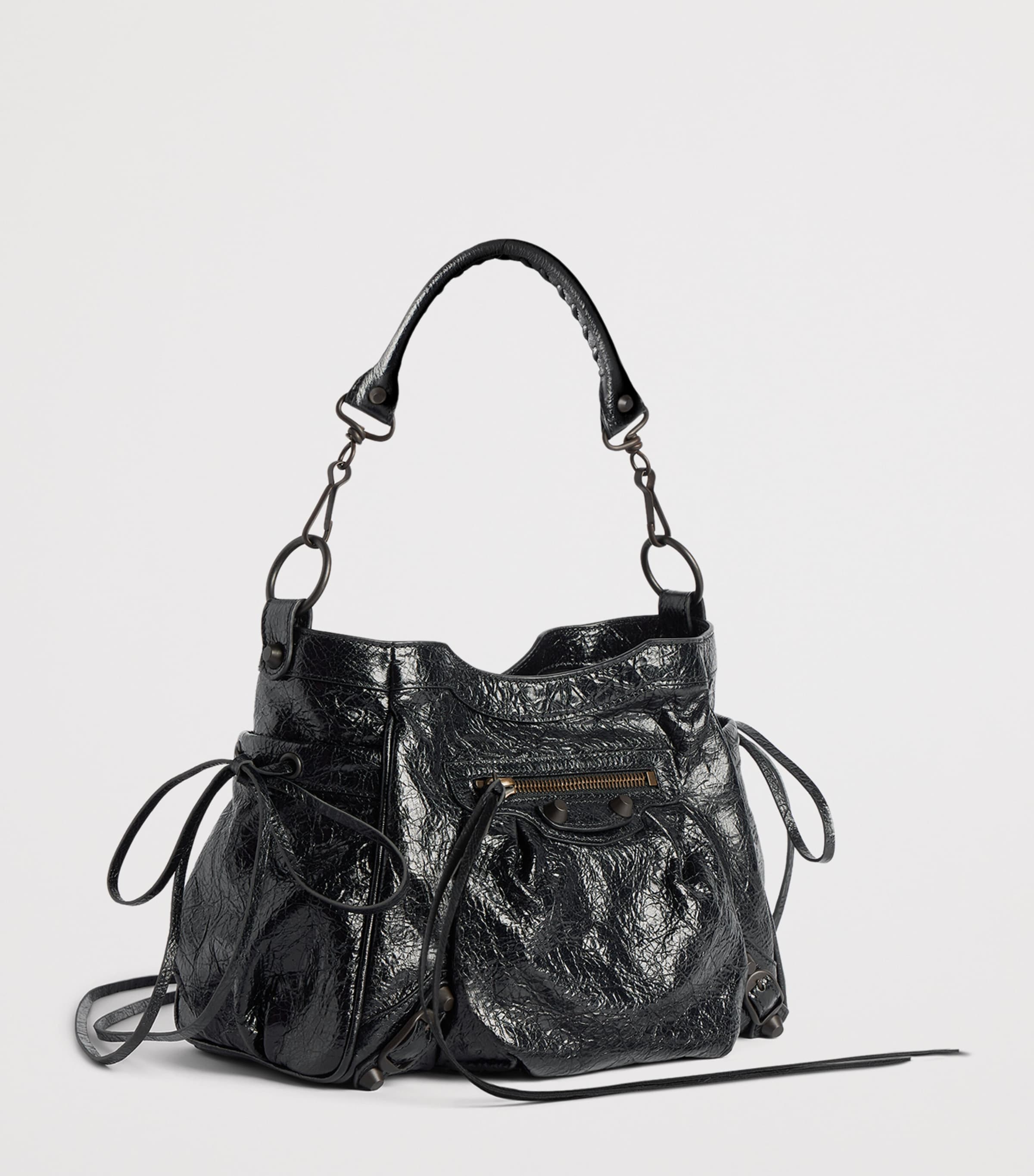 Balenciaga Womens Lambskin Le City Shoulder Bag Image 3