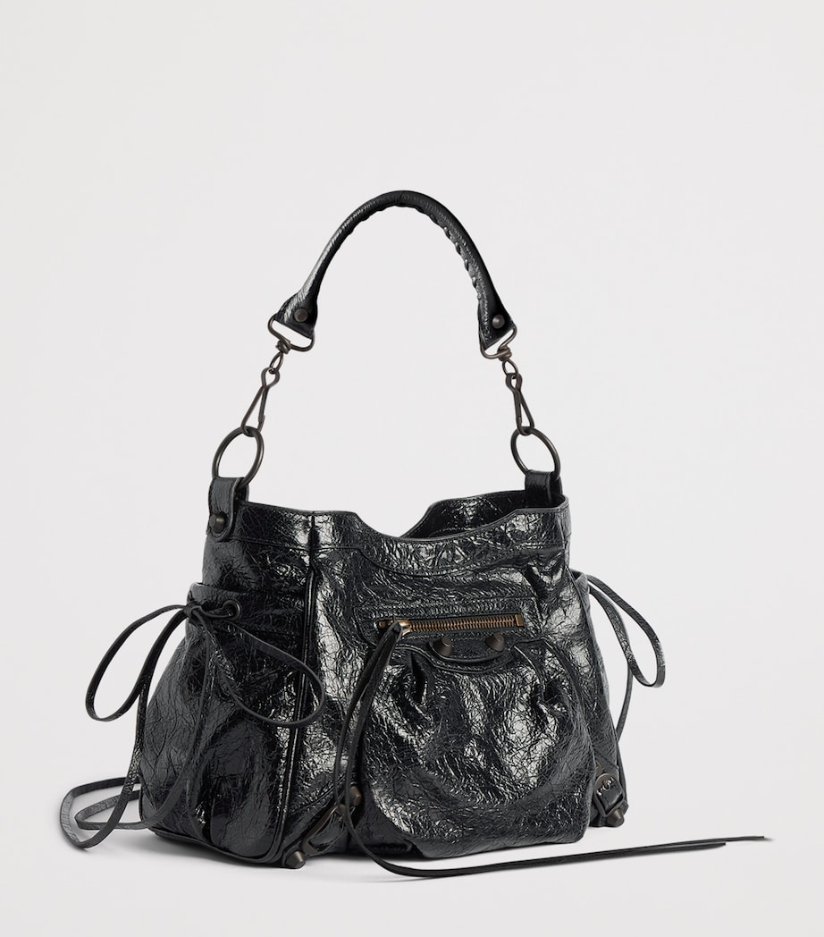 Balenciaga Womens Lambskin Le City Shoulder Bag Image 3
