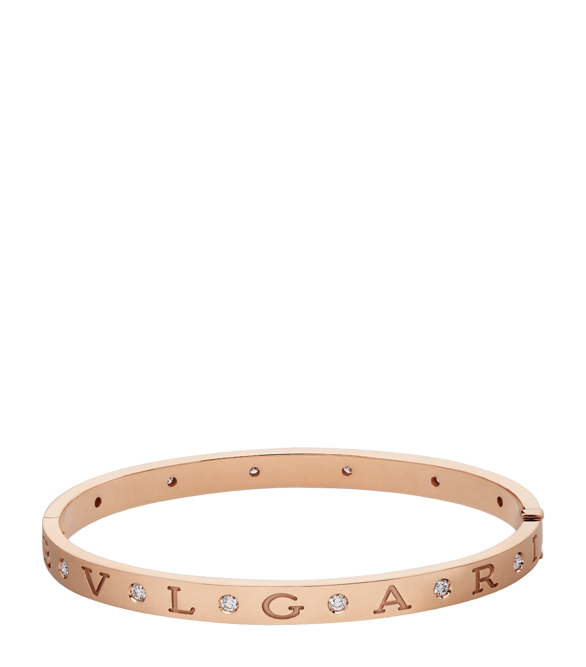 Rose Gold and Diamond BVLGARI BVLGARI Bangle PINK GOLD Image 2