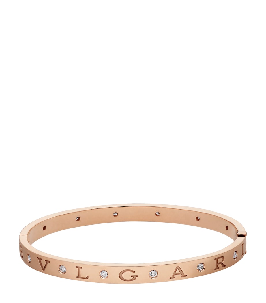Rose Gold and Diamond BVLGARI BVLGARI Bangle PINK GOLD Image 2