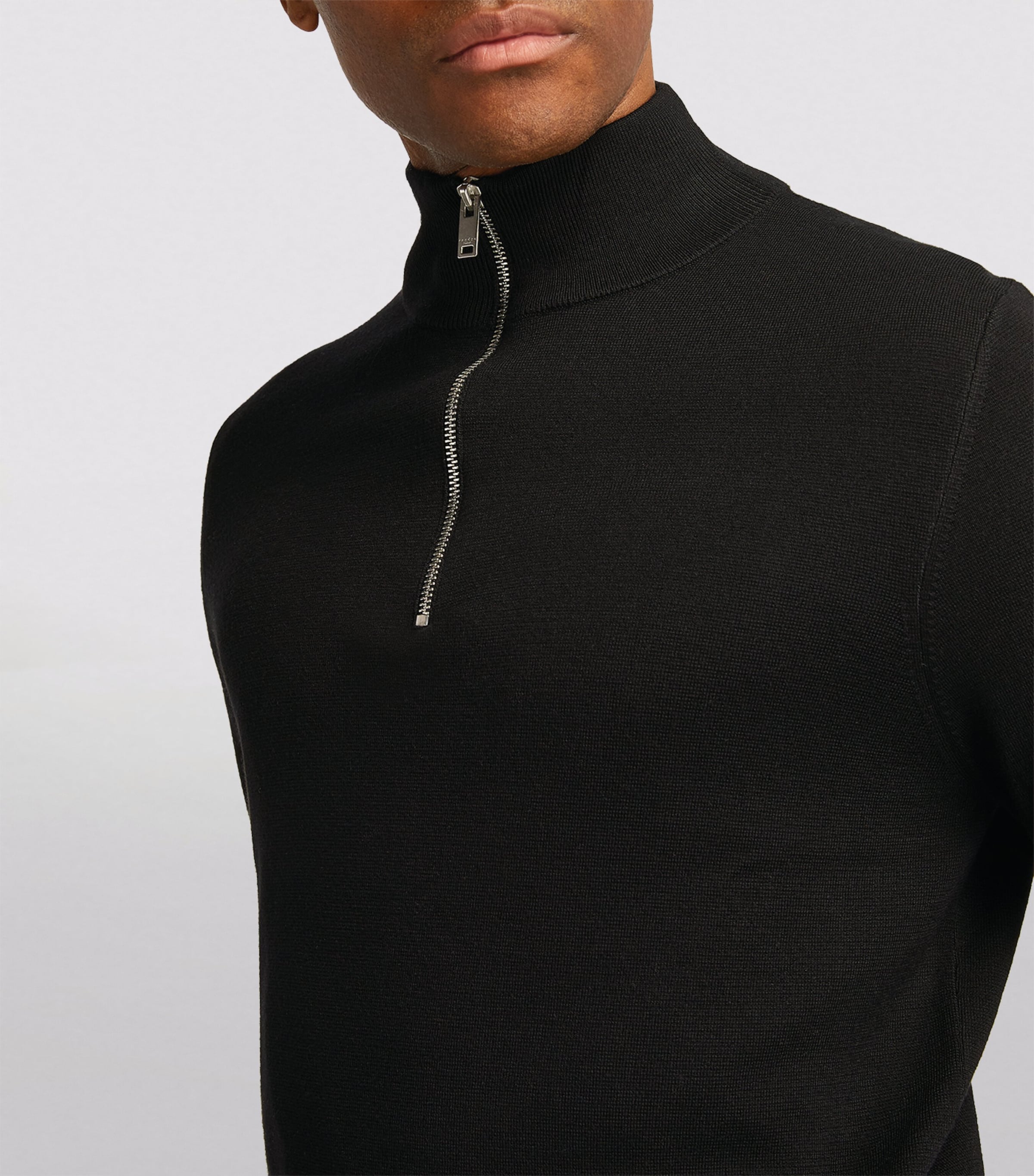 Half-Zip Sweater CARBON BLACK Image 5