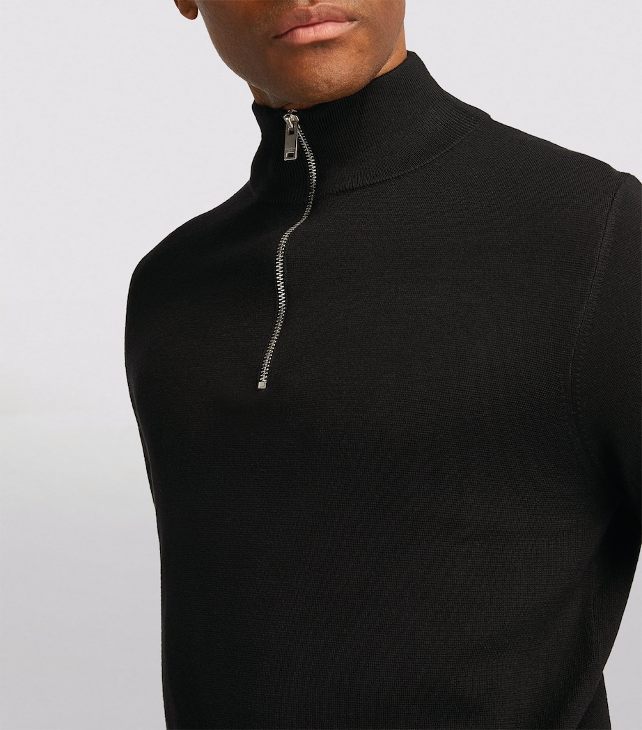 Half-Zip Sweater CARBON BLACK Image 5