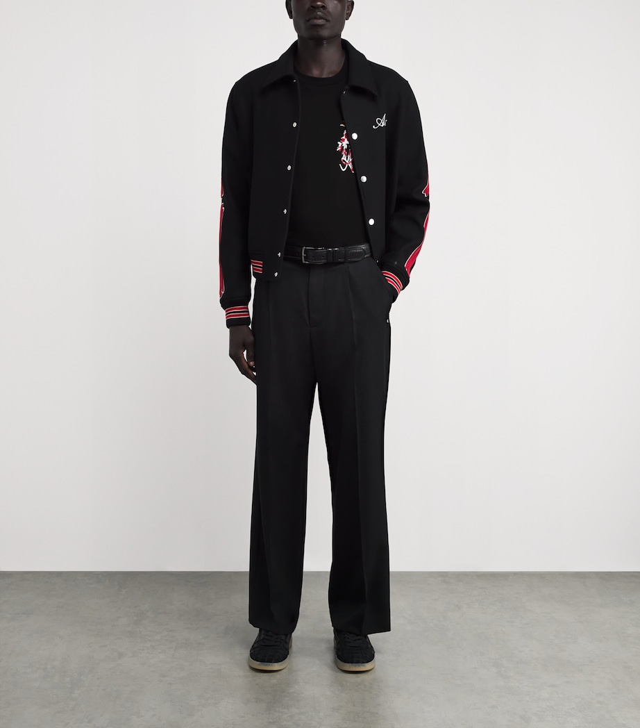 Cotton Roses Print T-Shirt BLACK Image 2