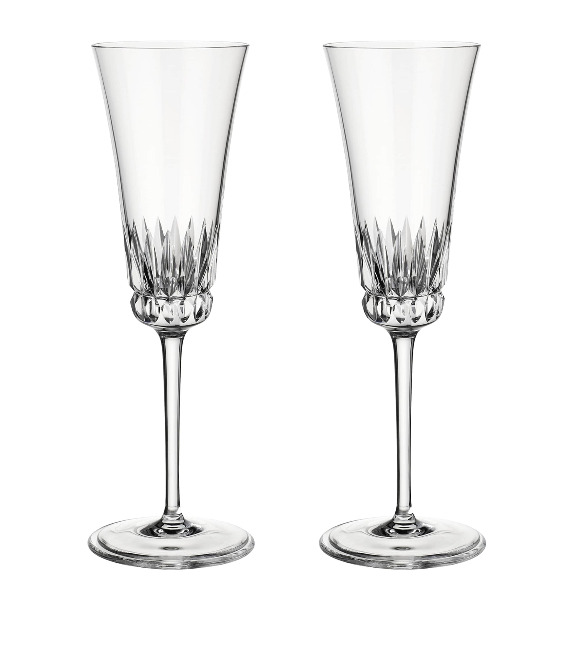 Villeroy & Boch Grand Royal Champagne Flutes (Set of 2) Clear