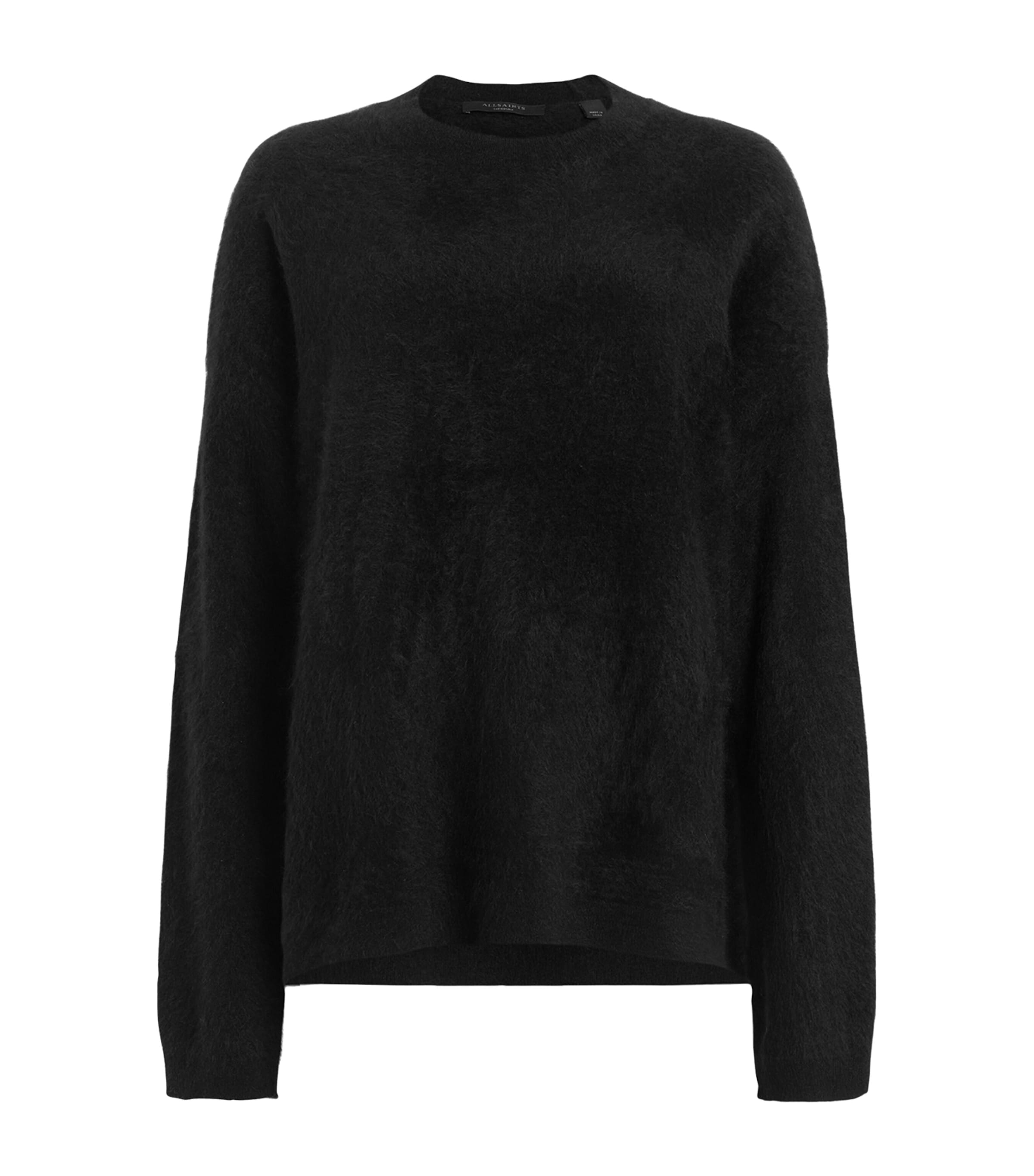 Allsaints Cashmere Rebel Sweater In Black