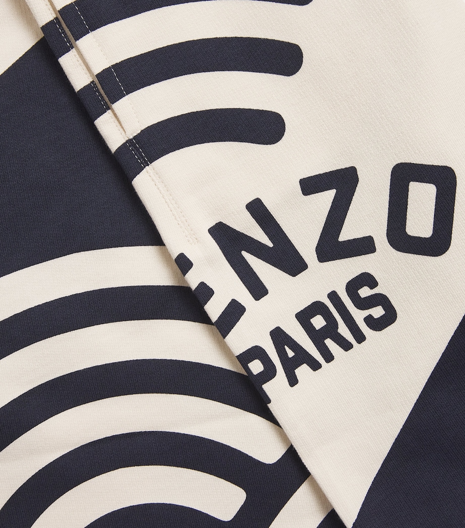 Kenzo Kids Organic Cotton Bermuda Shorts (2-14 Years) Sand Image 3