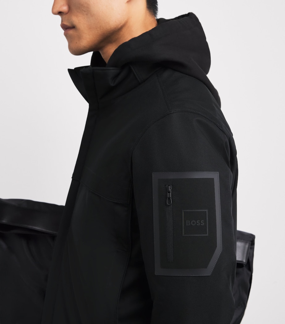 Zip-Up Jadon League Jacket 001BLACK Image 6