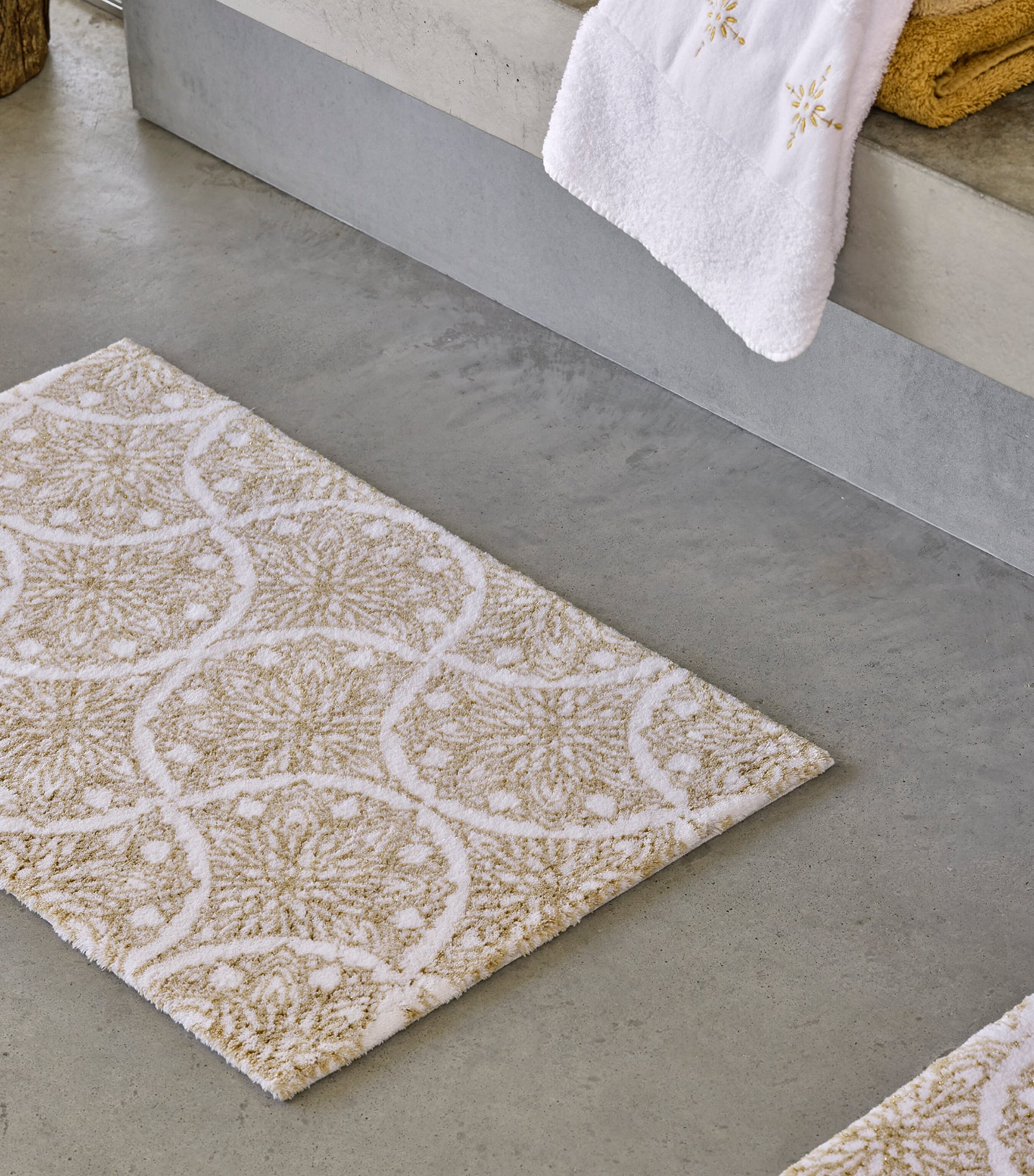 Abyss & Habidecor Alambra Bath Rug (60cm x 100cm) Sand Image 5