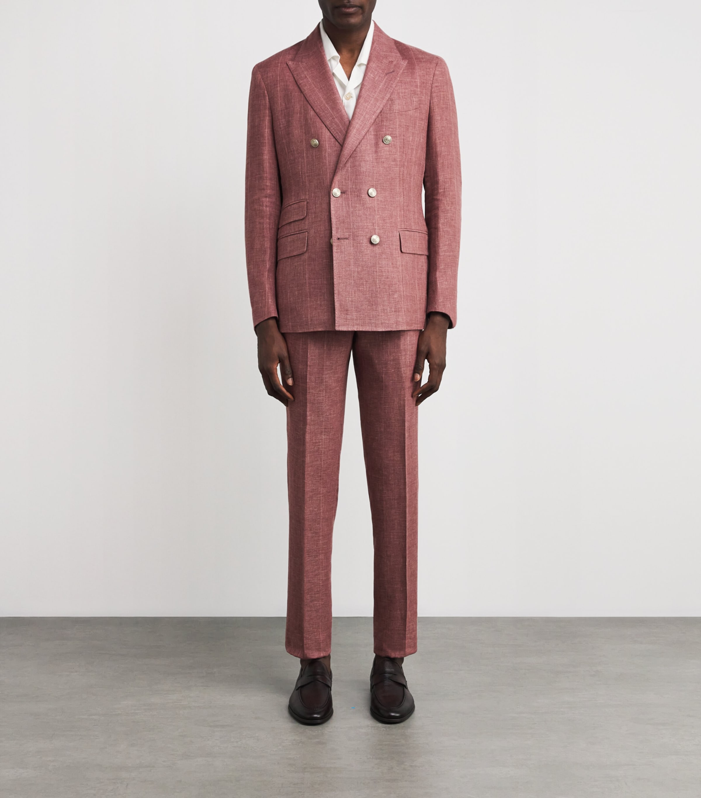 Double-Breasted Two-Piece Suit GRAPE Image 3