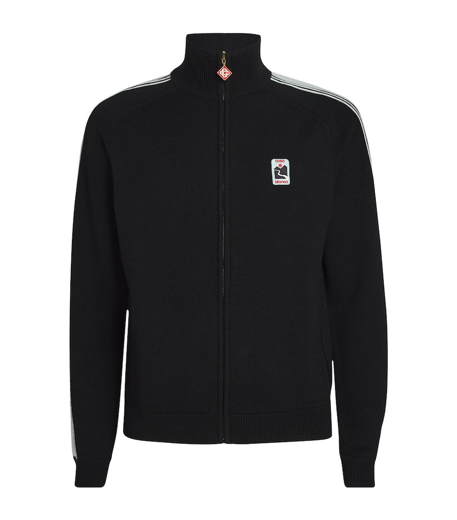 Merino Track Jacket BLACK Image 1