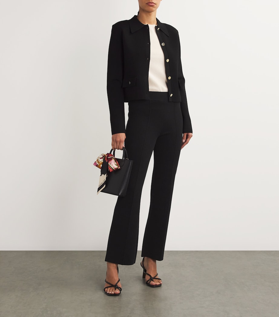 Stretch-Knit Bray Trousers BLACK Image 2