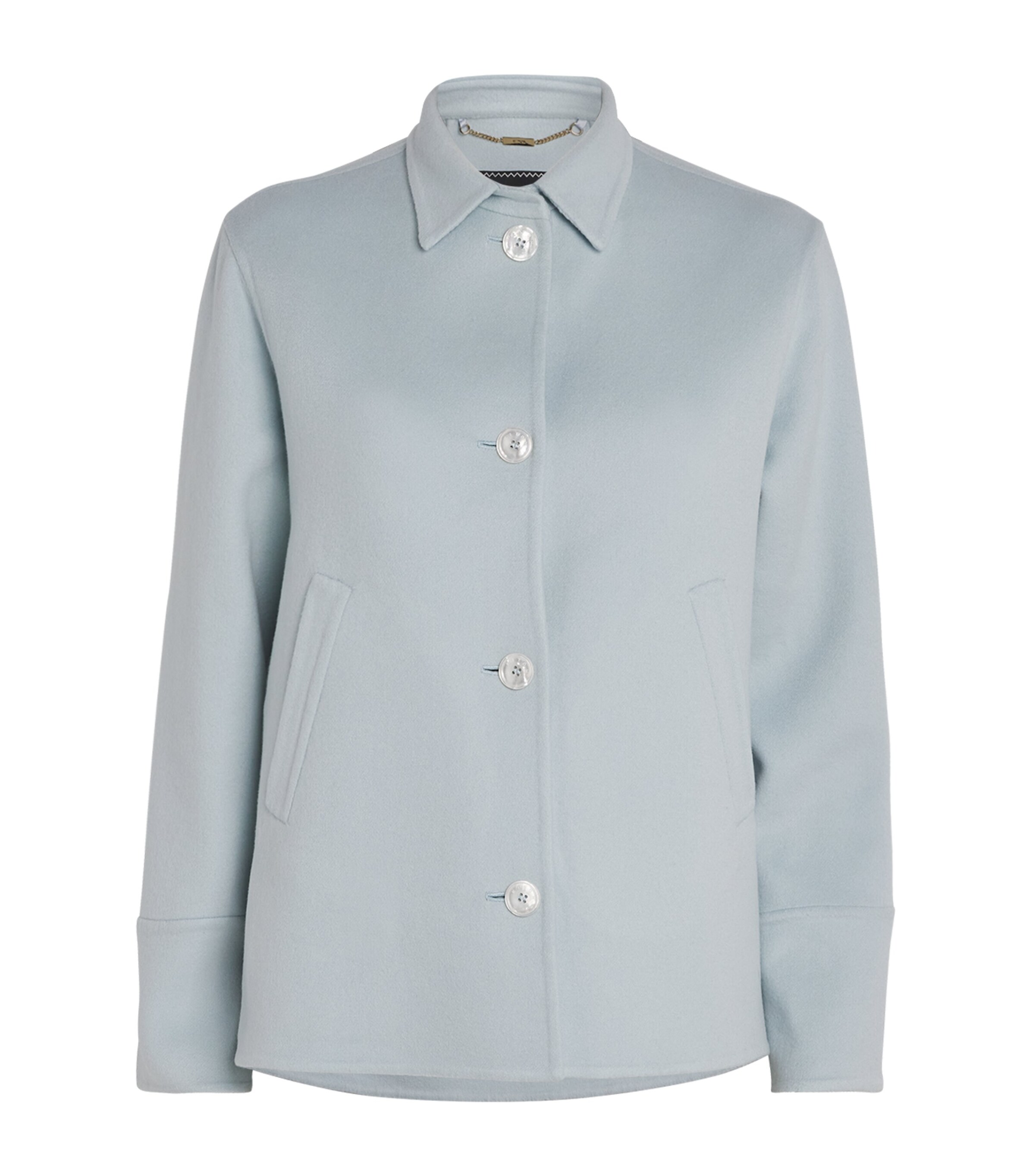 Cashmere Coat SKY BLUE Image 1