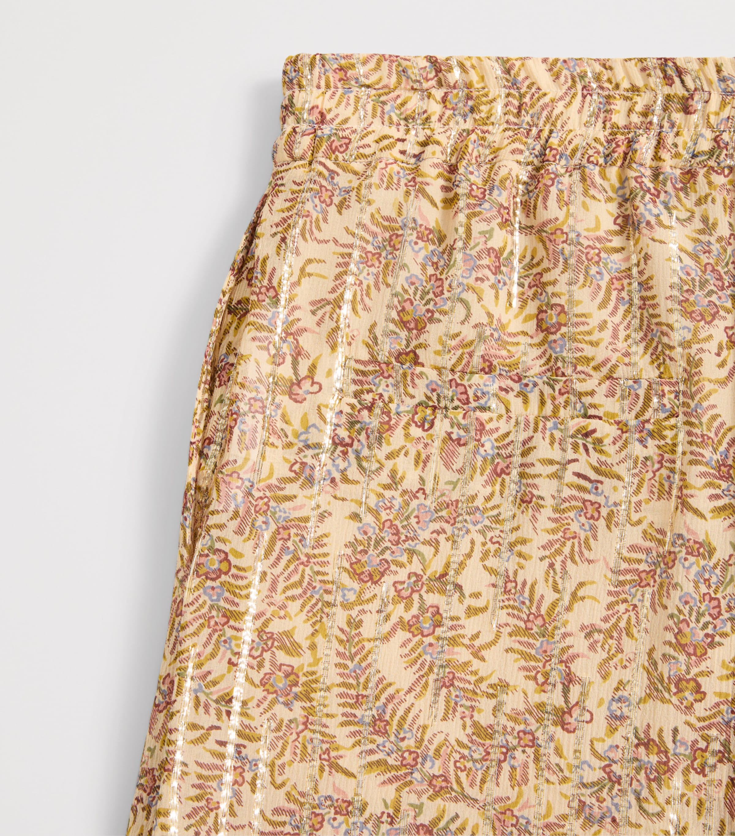 Valentino Womens Silk-Metallic Fibre Trousers Image 6