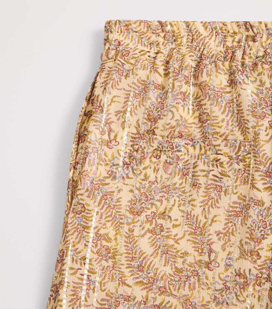 Valentino Womens Silk-Metallic Fibre Trousers Image 6