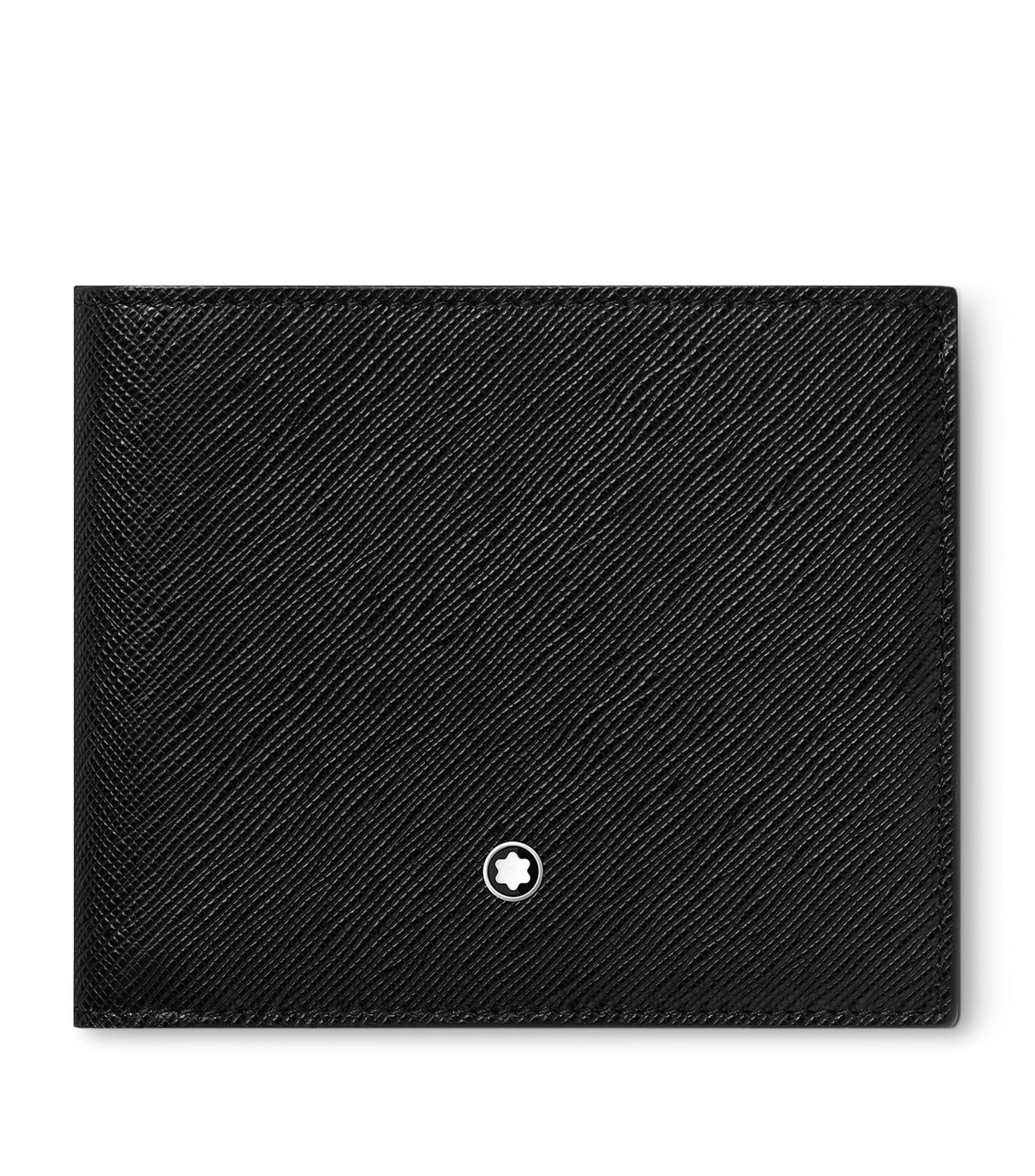 Montblanc Leather Sartorial Bifold Wallet In Black