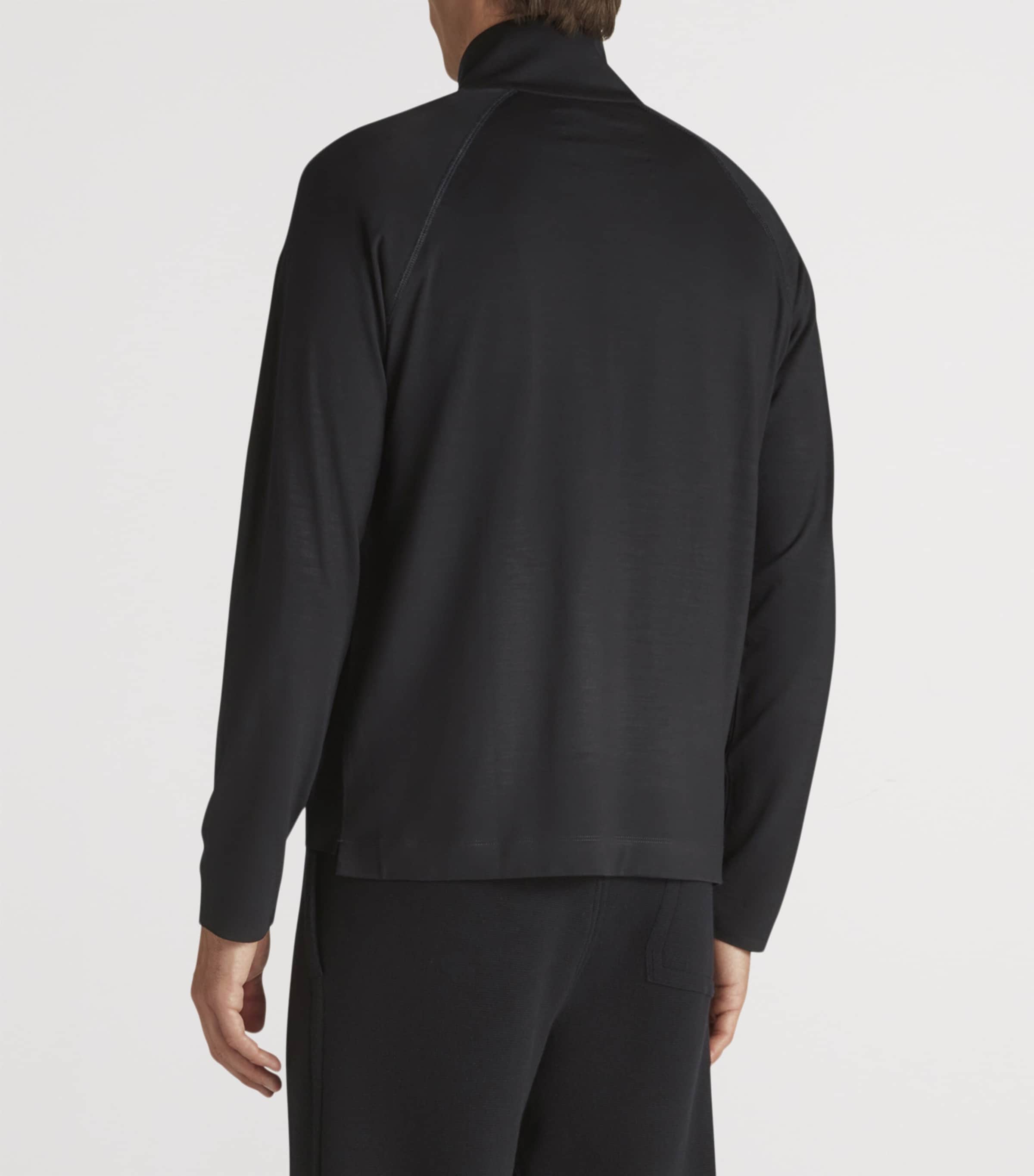 Wool Quarter-Zip Sweatshirt 416HOUSE NAVY Image 5