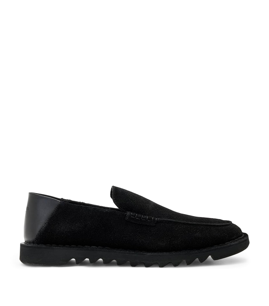 AllSaints Leather Six Loafers Black Image 1