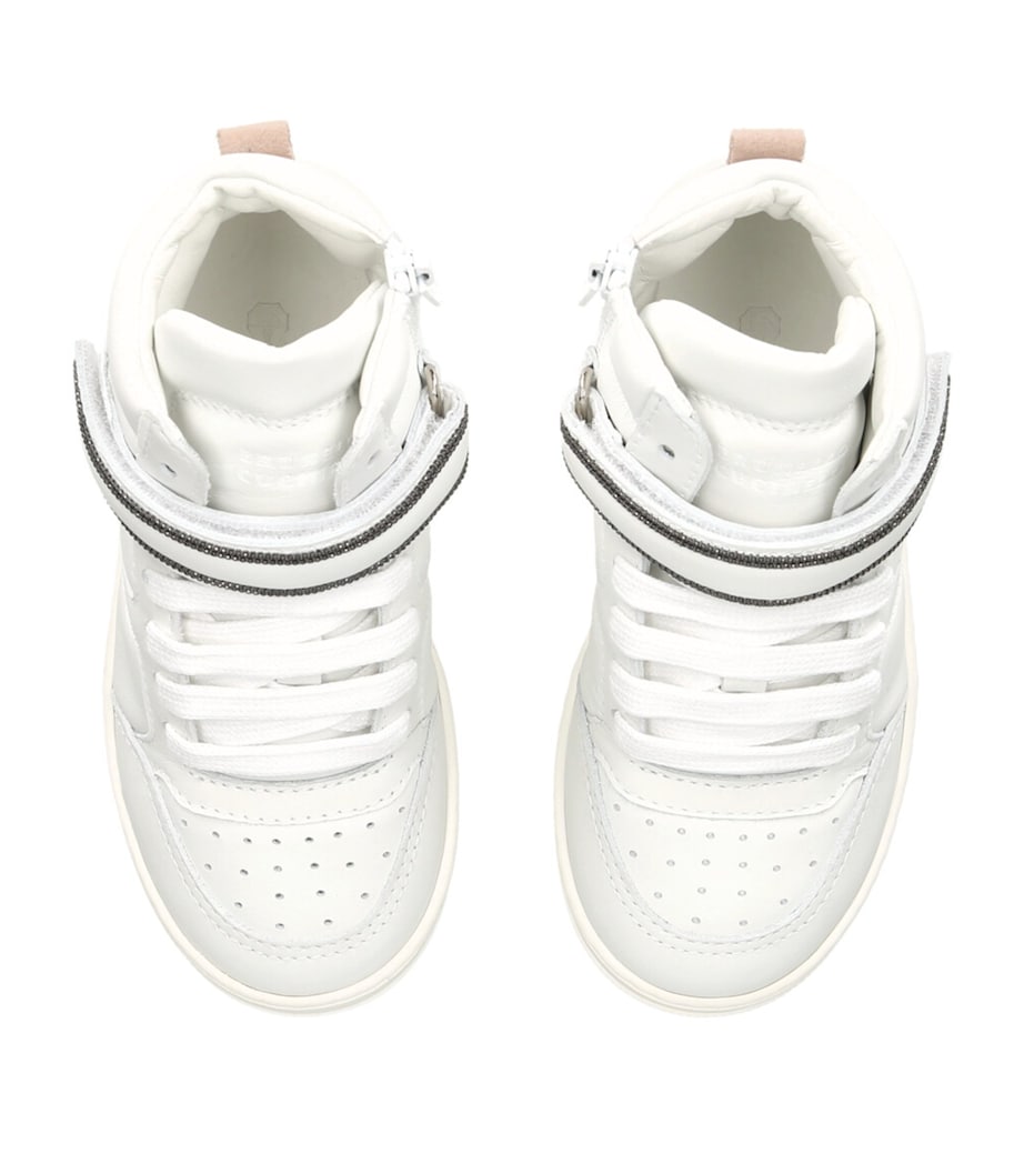 High-Top Sneakers WHITE Image 4