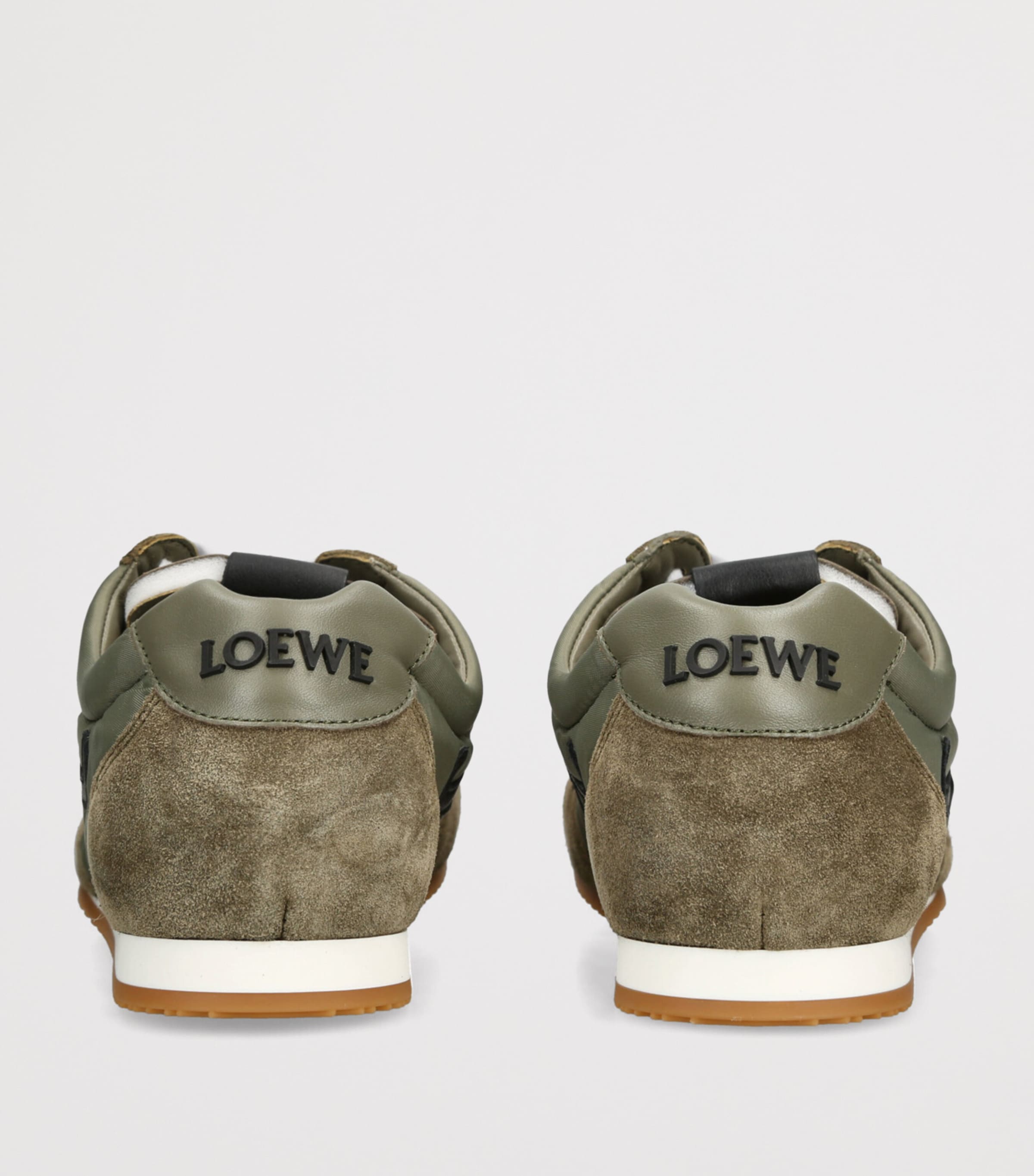 LOEWE Mens Ballet Runner 2.0 Sneakers Khaki Image 2