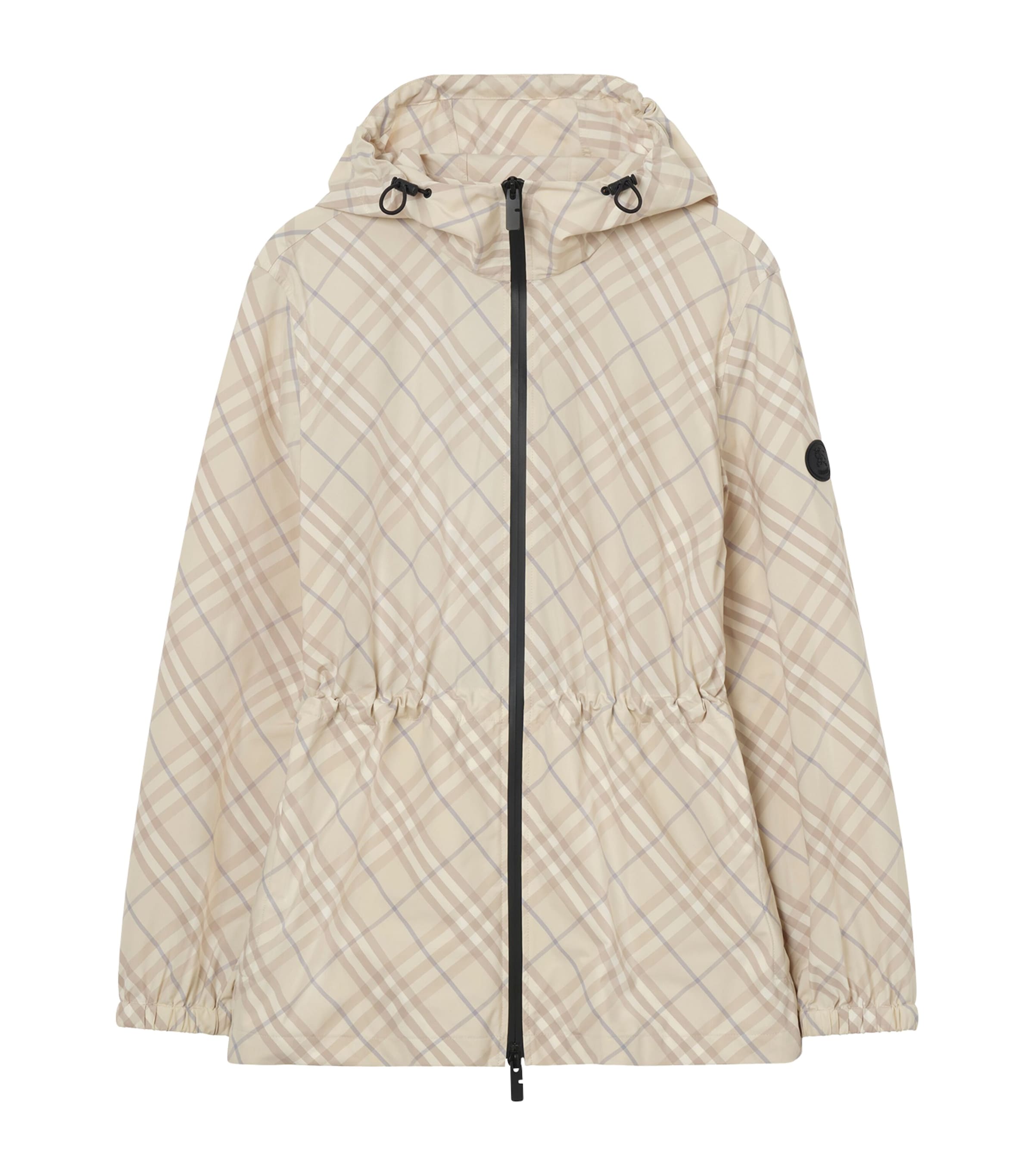 Burberry Womens Check Whitstable Jacket Sesame Beige Ip Chk Image 1