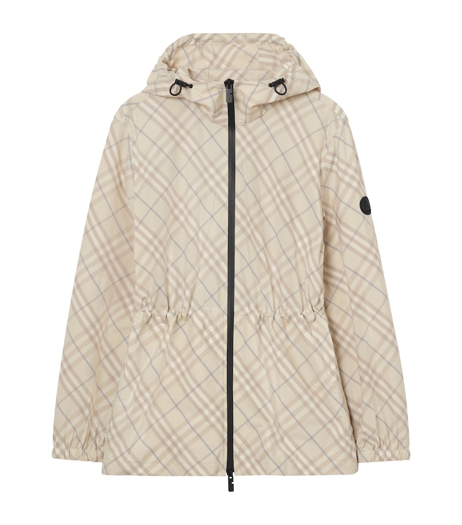 Burberry Womens Check Whitstable Jacket Sesame Beige Ip Chk Image 1