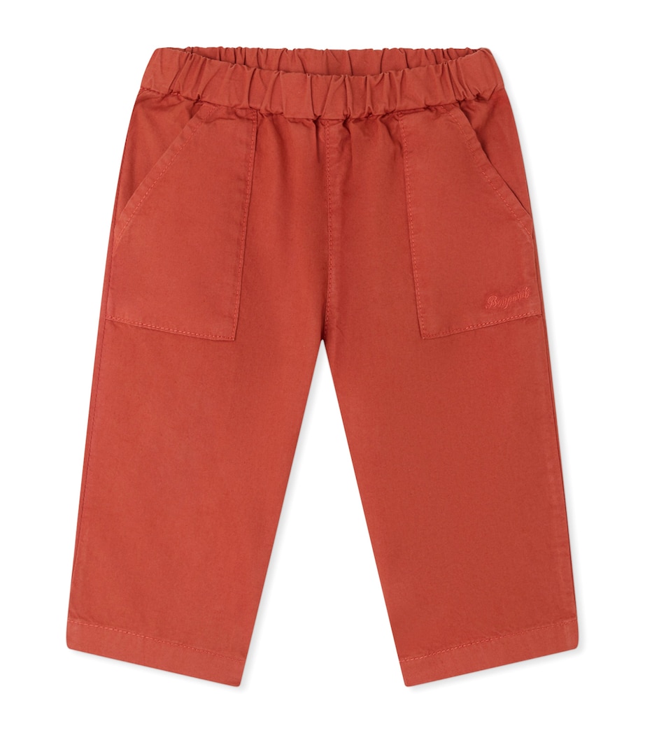 Bonpoint Cotton Trousers (6-18 Months) Grenadine Image 1