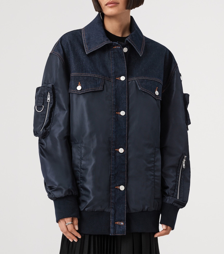 Hybrid Verity Bomber Jacket NAVY BLUE Image 6