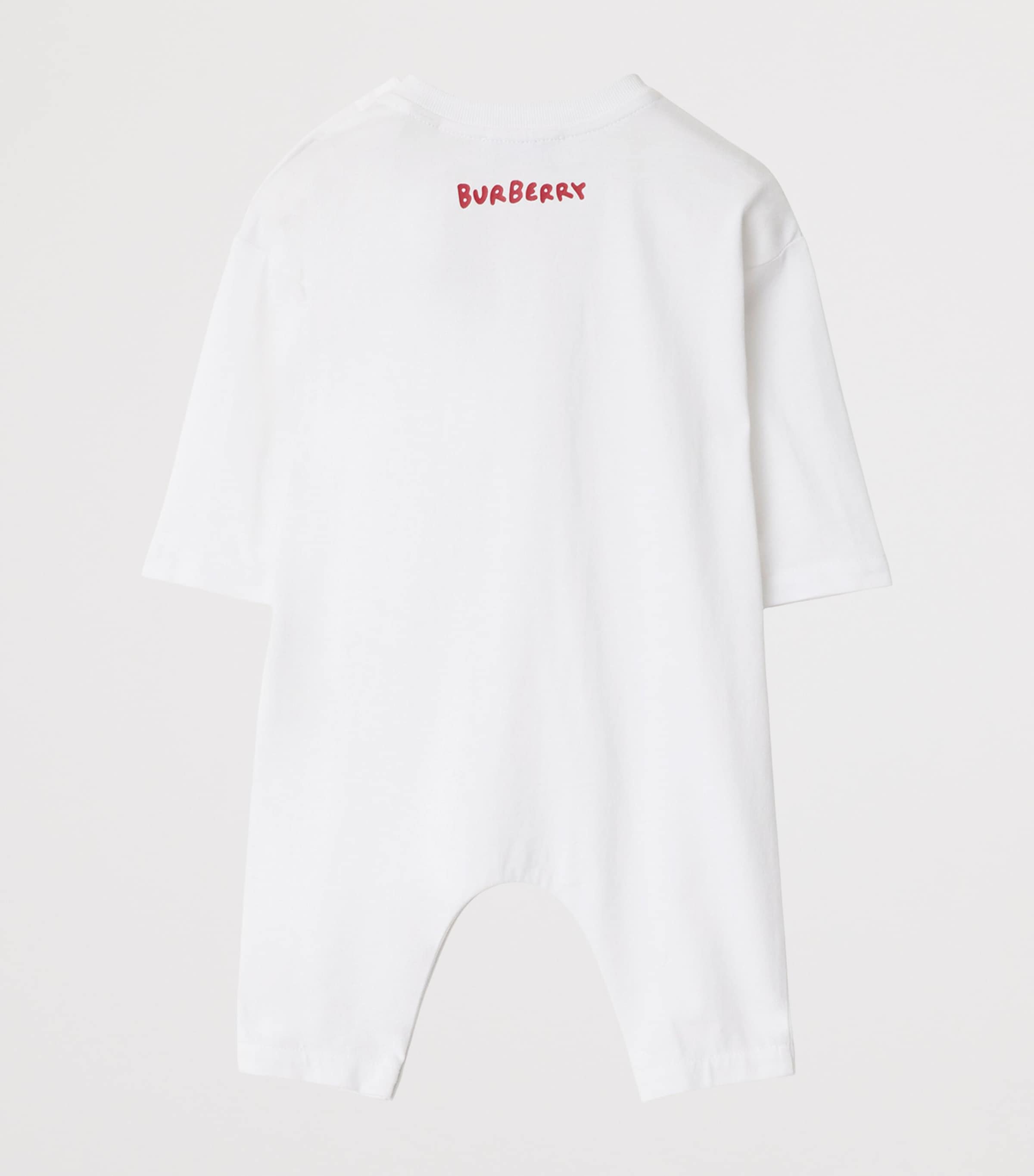 Cotton Thomas Bear Playsuit (1-18 Months) WHITE Image 2