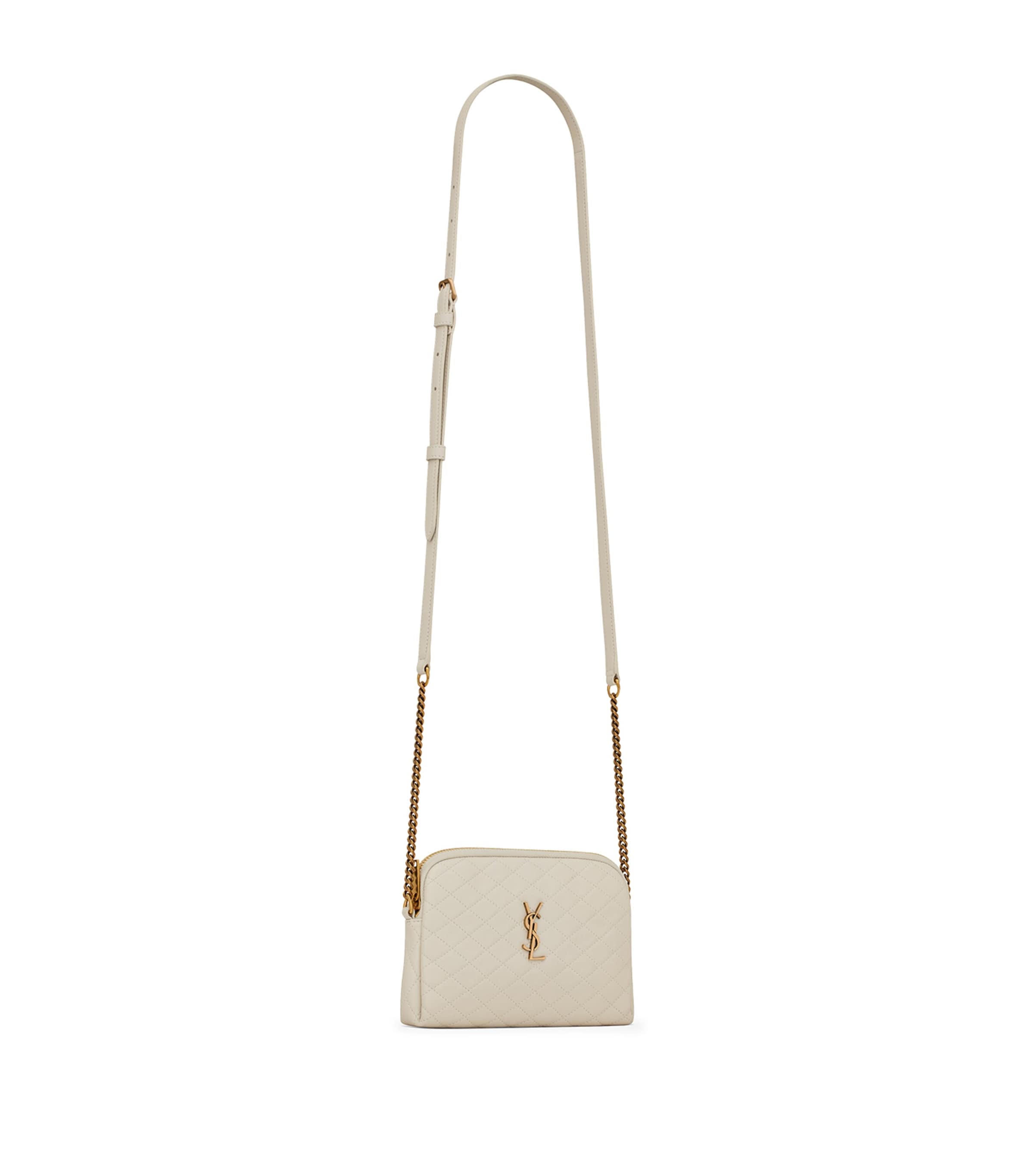 Saint Laurent ギャビー スモール キルティングレザーショルダー Saint Laurent Gaby Cross-Body Bag | Harrods US