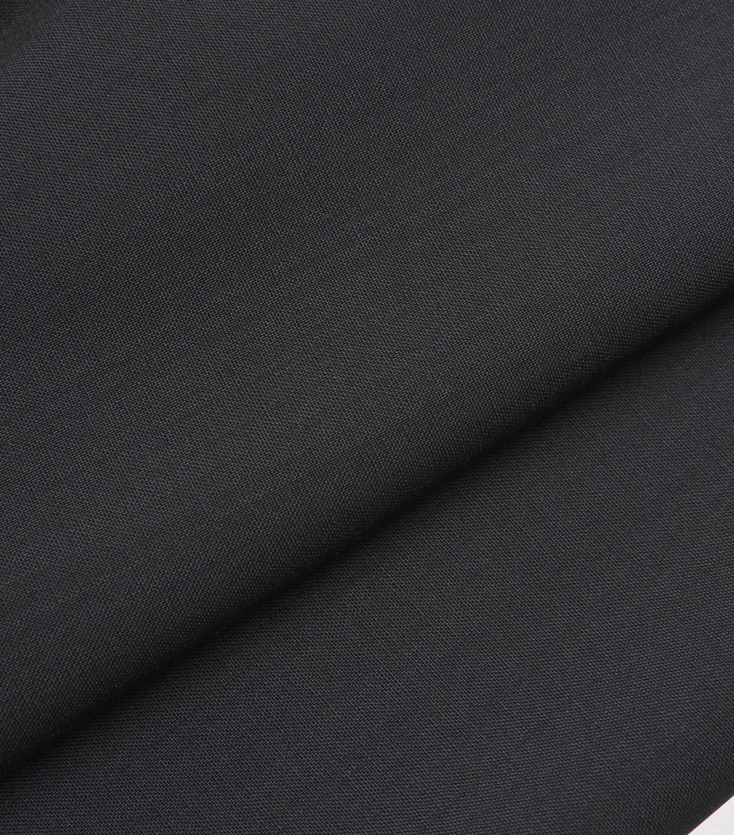 Wool Straight-Leg Trousers BLACK Image 5