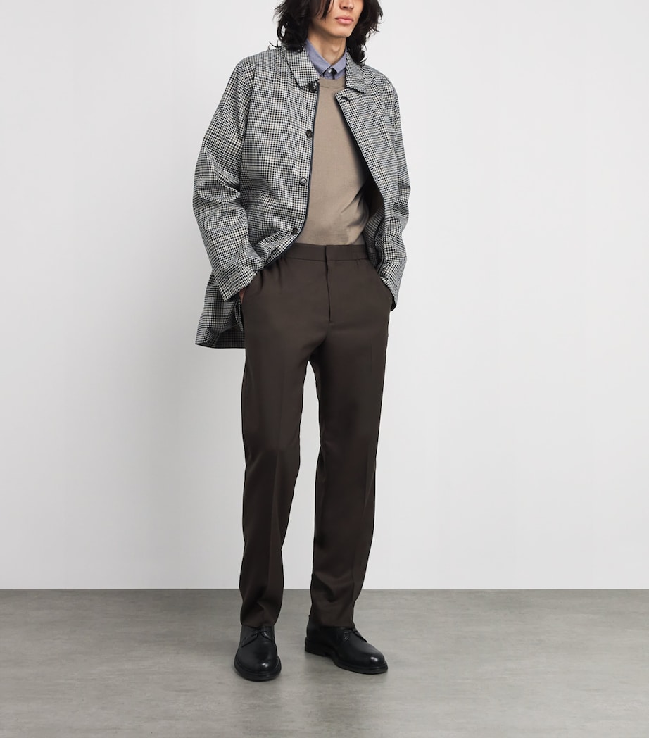 Cotton Lightweight Crew-Neck Sweater WHDC DARK STONE Image 2