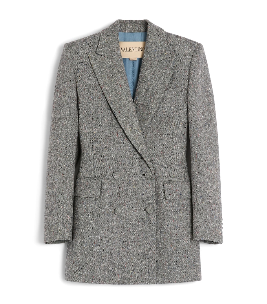 Virgin Wool-Blend Pea Coat 0AN Image 1