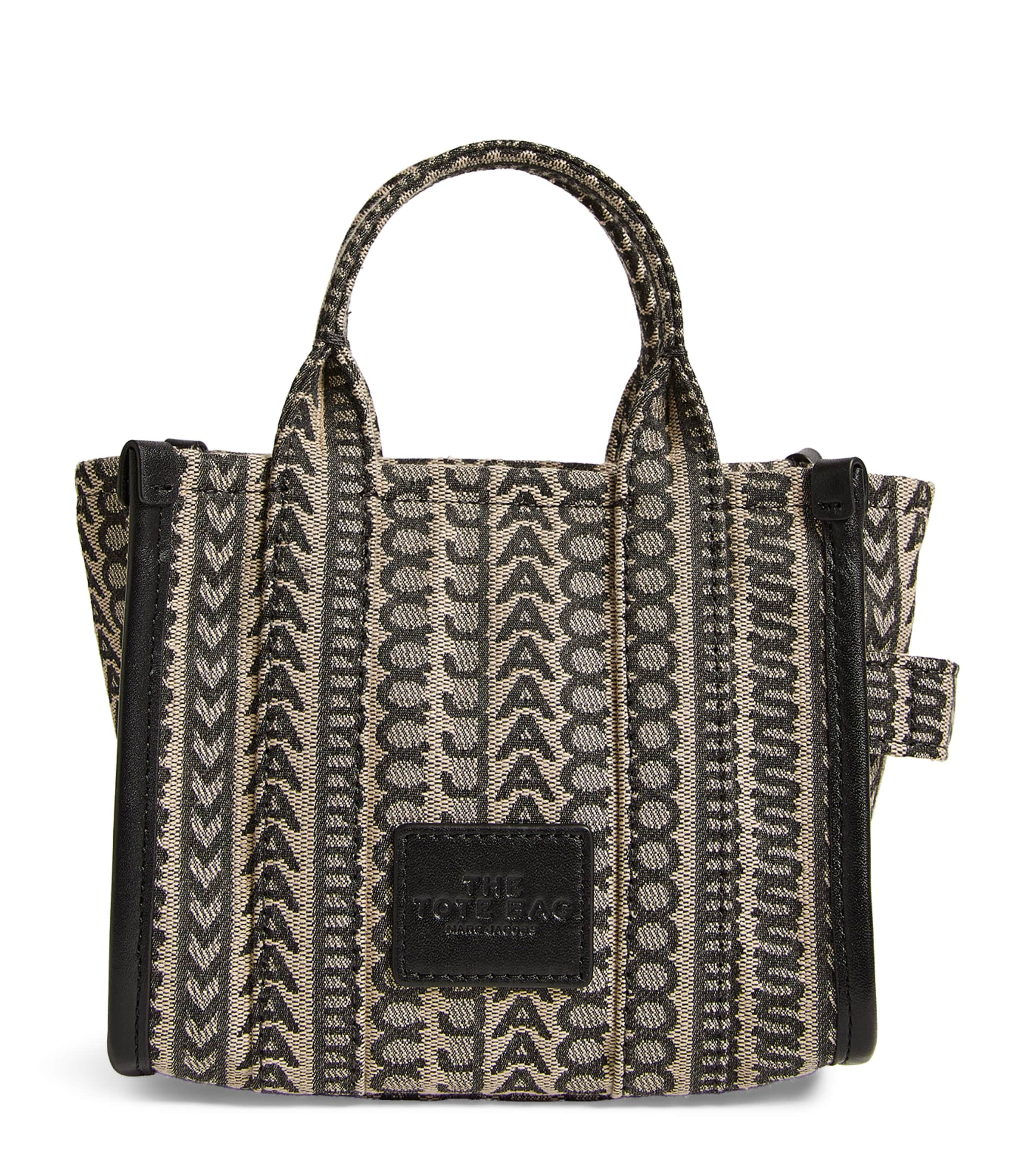 Shop Marc Jacobs The  Micro The Monogram Tote Bag In Beige