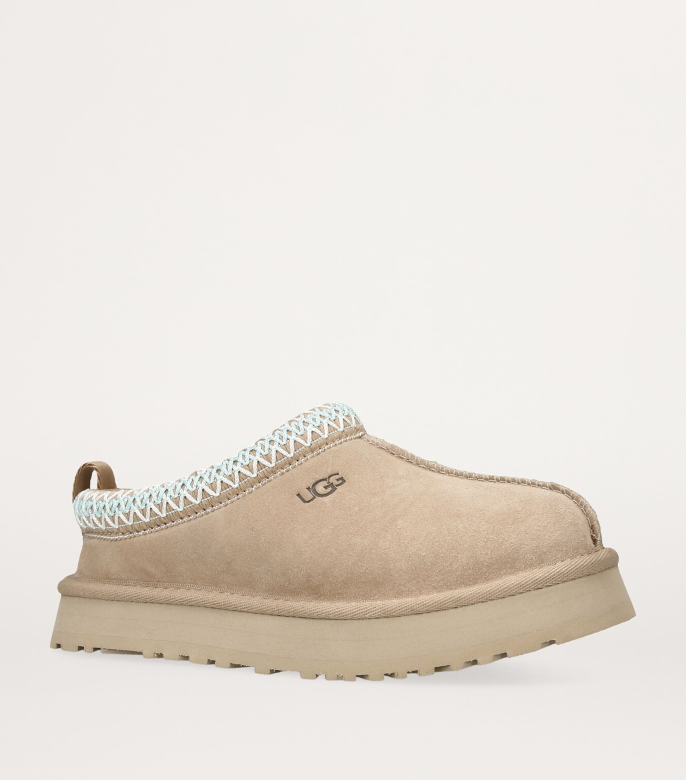 Suede Tazz Slippers BEIGE Image 3