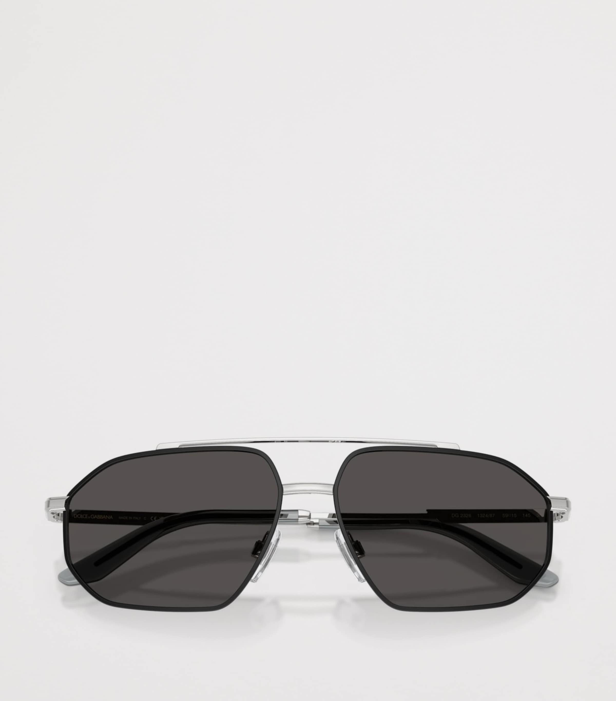 Dolce&Gabbana Metal Pilot Sunglasses Silver Image 5